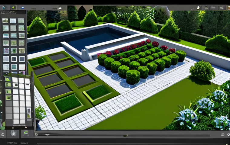 조경 설계 프로그램 추천 - **

"A beautiful, well-maintained home garden with colorful flowers and lush green plants, fully clo...