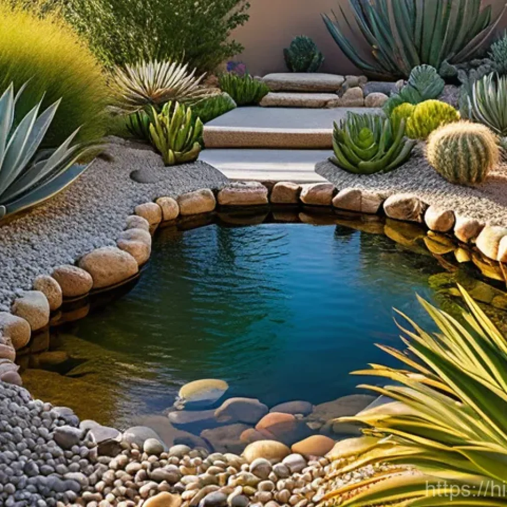 조경 분야 네트워크 이벤트 참여 후기 - **Prompt 1: Sustainable Xeriscaped Oasis**
    A beautifully designed, sustainable xeriscaped garden...