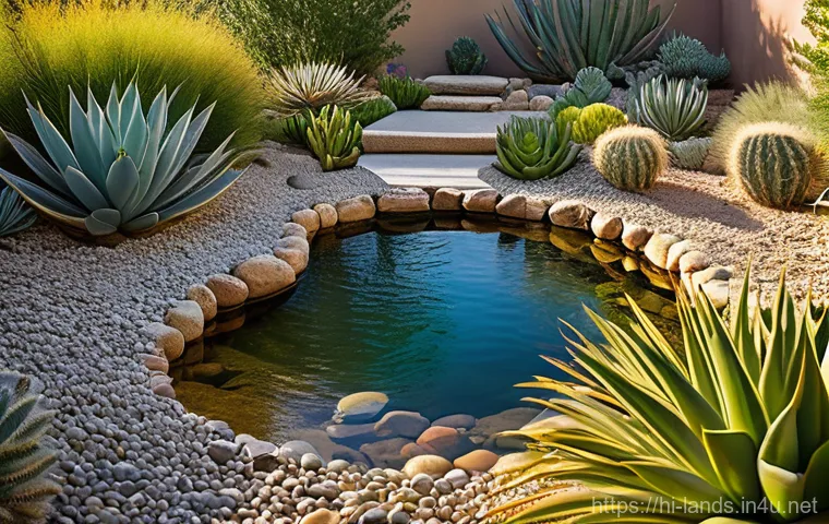 조경 분야 네트워크 이벤트 참여 후기 - **Prompt 1: Sustainable Xeriscaped Oasis**
    A beautifully designed, sustainable xeriscaped garden...