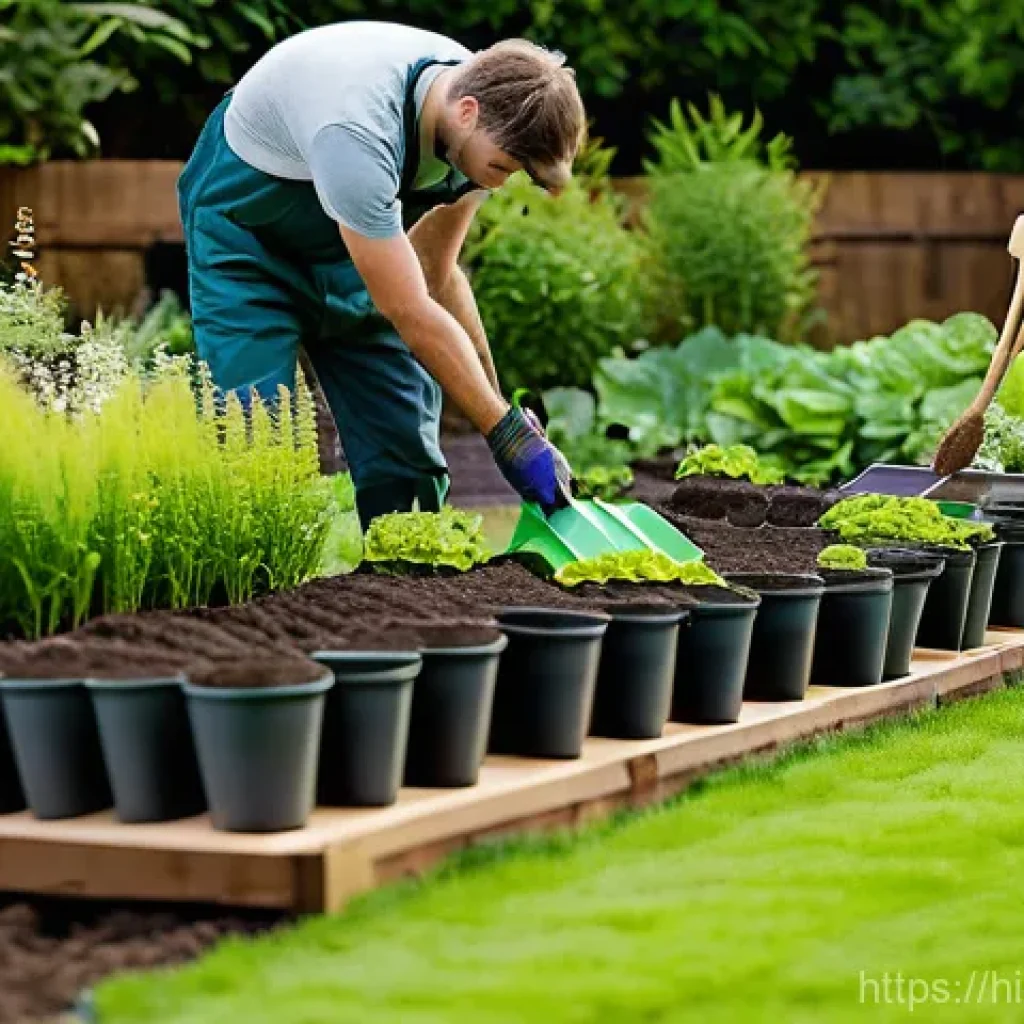 조경 업무 일정 관리 팁 - **Prompt 1: The Visionary Gardener's Roadmap**
    A wide shot of a vibrant, meticulously planned ga...