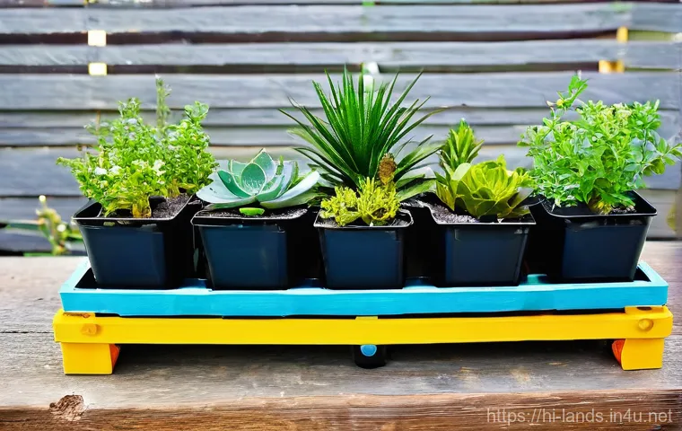 조경 설계 실습 경험 공유 - A vibrant and flourishing home garden in India, showcasing a blend of traditional and creative eleme...