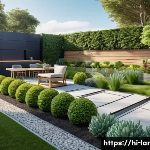 조경 설계 소프트웨어 활용법 - A professional gardener working on a digital landscape design using user-friendly garden planning so...